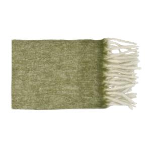 Plaid laine vert