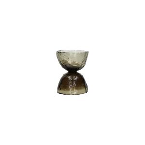 Vase photophore diabolo fumé pm