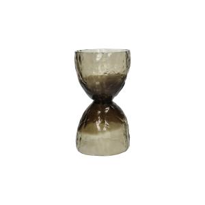 Vase photophore diabolo fumé mm