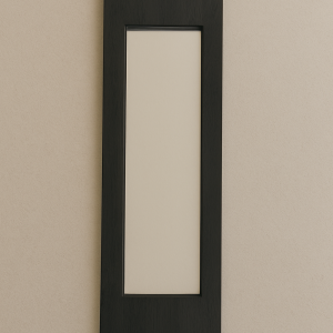 Miroir bois recyclé noir mm