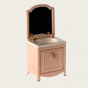 Lavabo coiffeuse rose