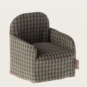 Fauteuil souris vert vichy