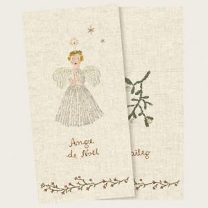 Serviette de table ange blanc