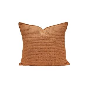 Coussin tribu carré tierra sienna