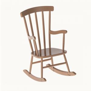 Rocking chair rose poudre