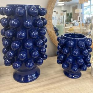 Vase grappa  gm  blue