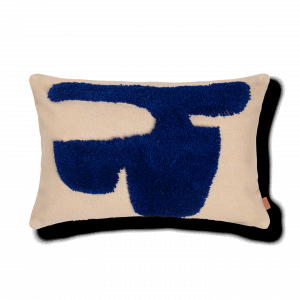 Coussin lay cushion sand/blue