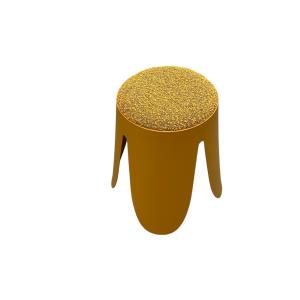 Tabouret gardenia moutarde