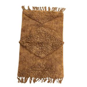 Tapis de bain  coton frange