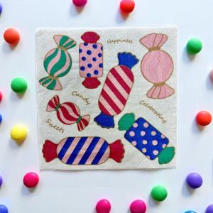 Serviettes caramella