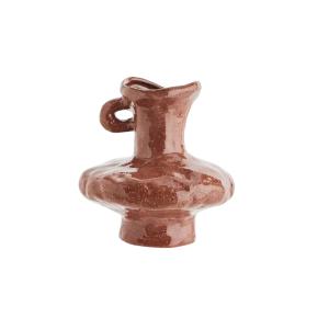 Vase tordu marron