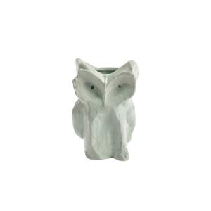 Vase hibou xs bleu ciel