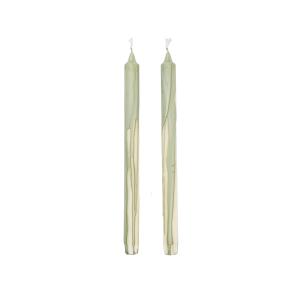 Dryp candles - set of 2 - tea green
