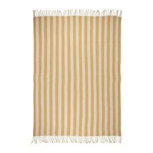 Plaid medi ecru jaune