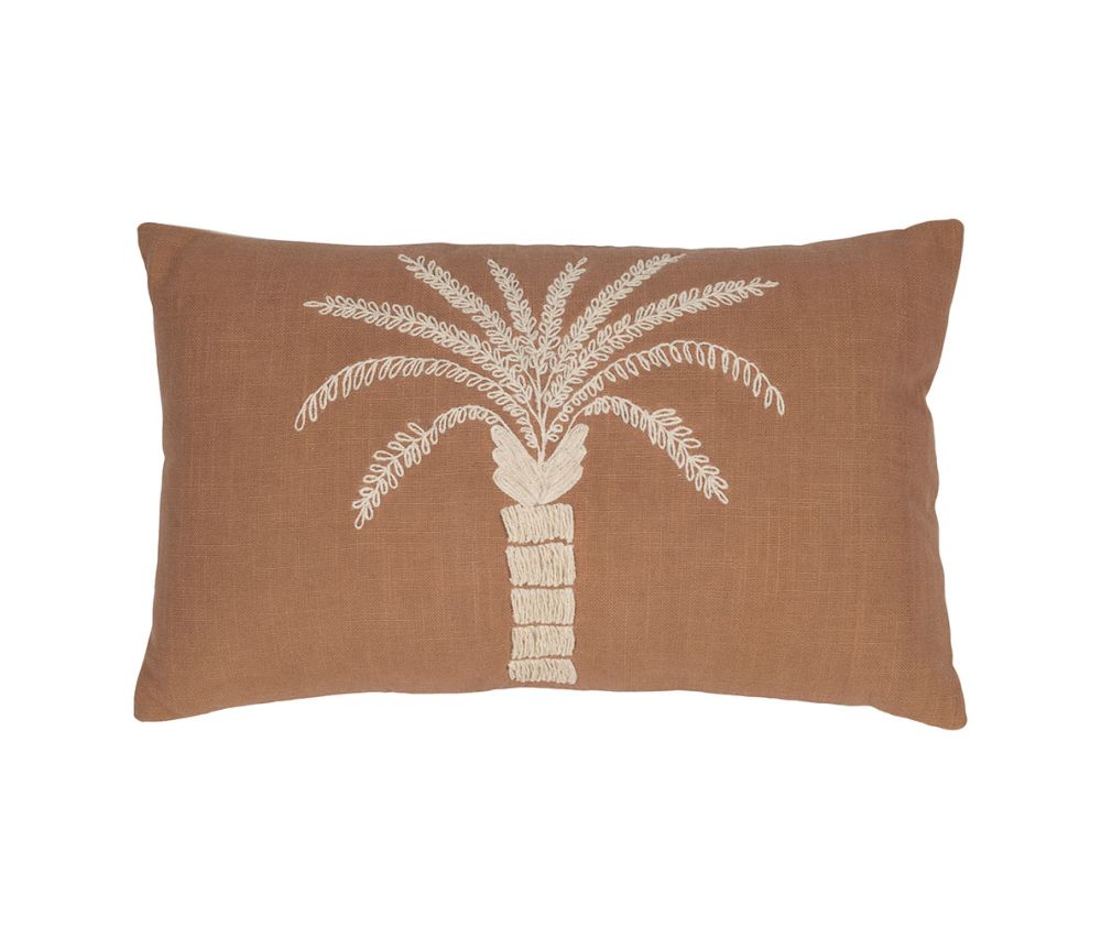 Coussin palmier terra