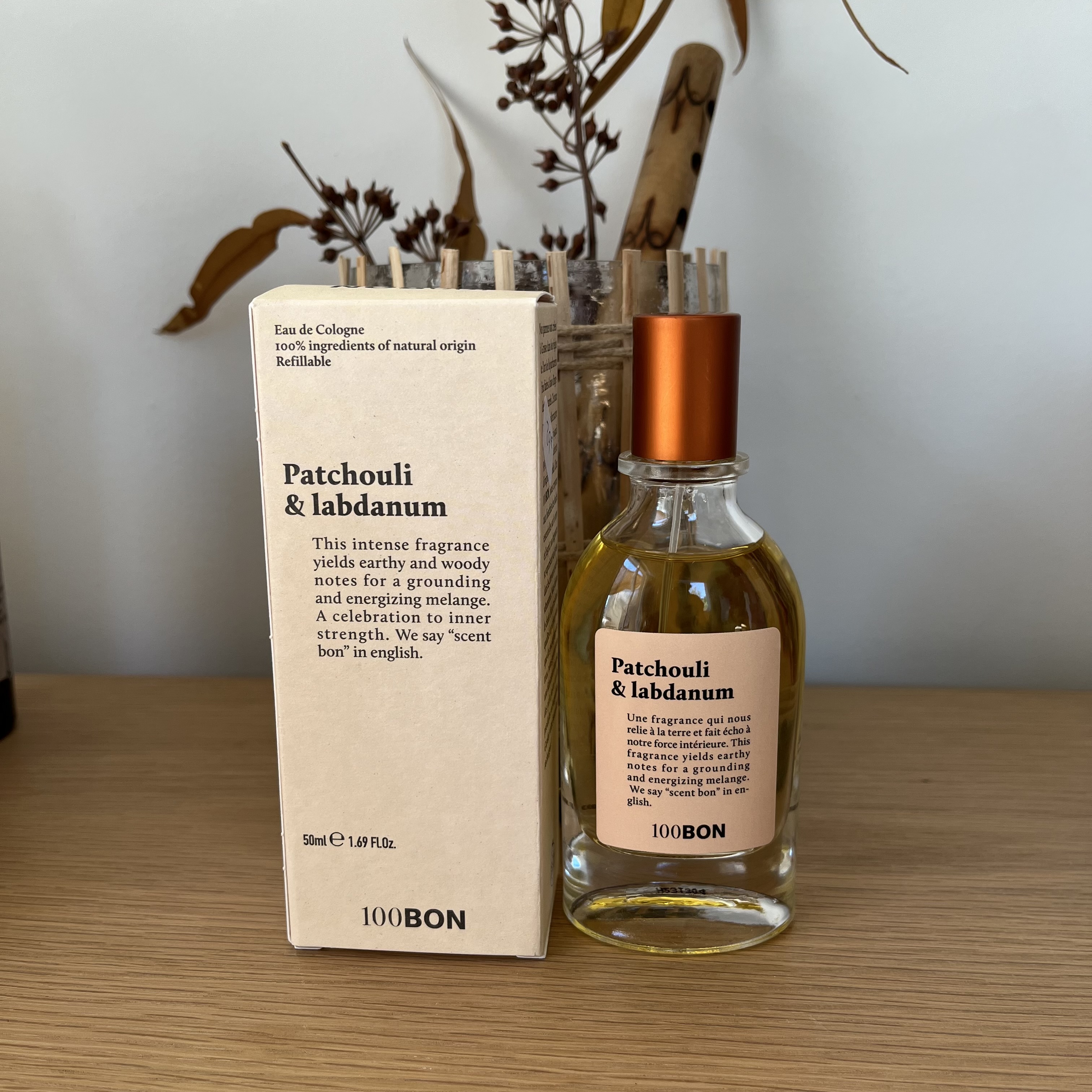 Eau de cologne patchouli labdanum