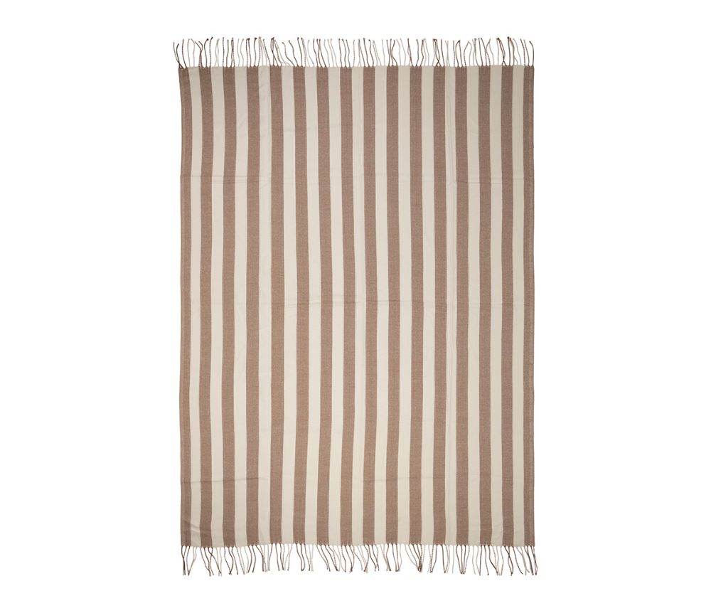 Plaid ecru taupe